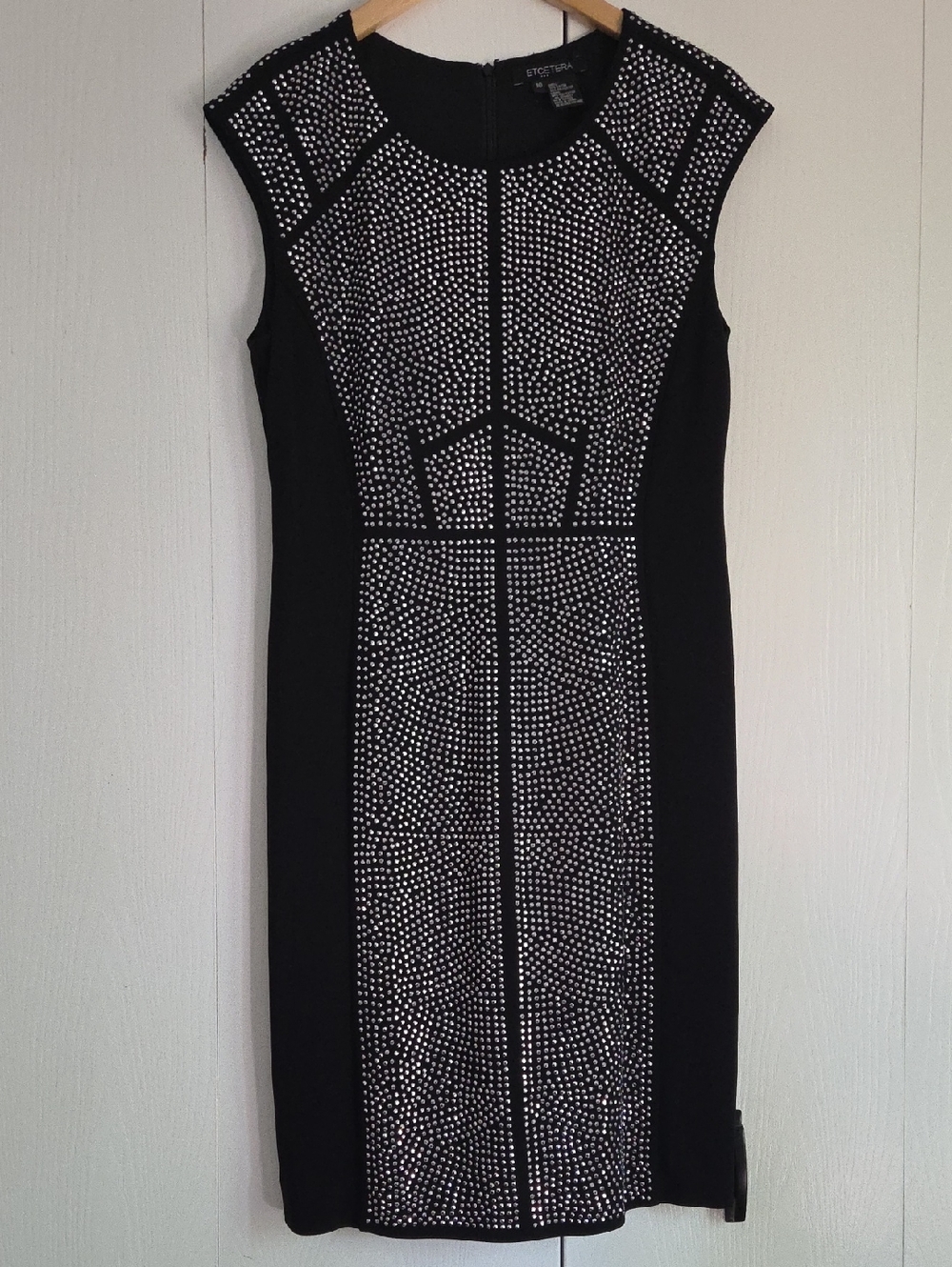 Etcetera black sleeveless sheath dress 10 - Picture 2 of 6
